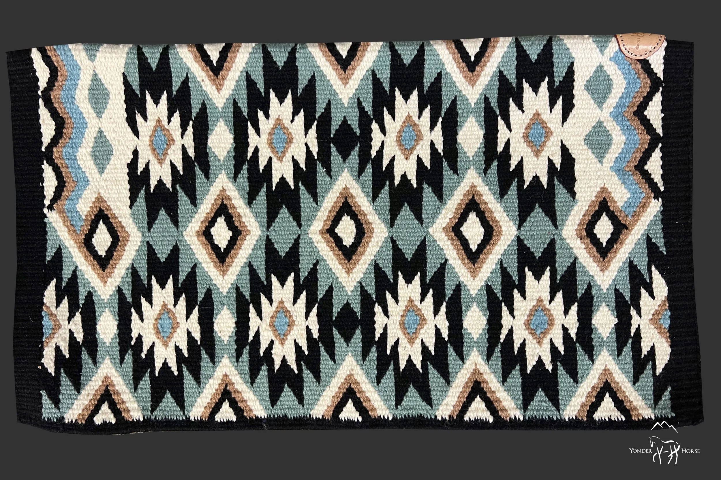 Serrado Turquoise Saddle Blanket — Yonder Horse